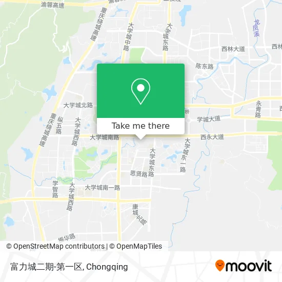 富力城二期-第一区 map