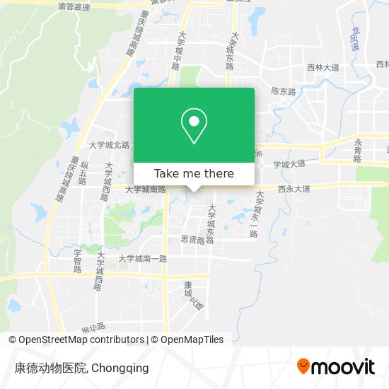 康德动物医院 map
