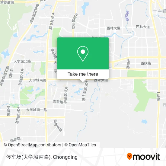 停车场(大学城南路) map