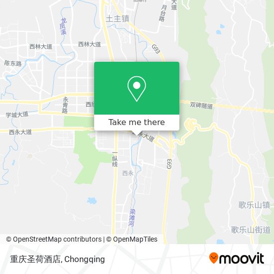 重庆圣荷酒店 map