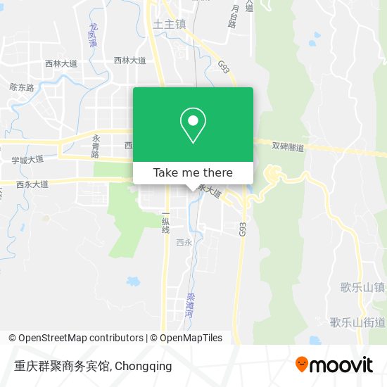 重庆群聚商务宾馆 map