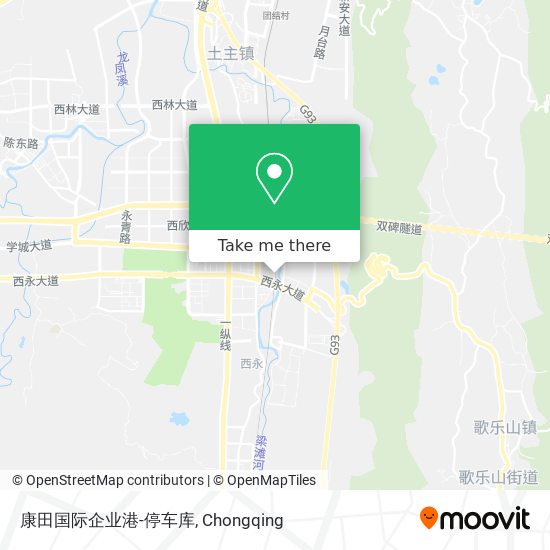 康田国际企业港-停车库 map