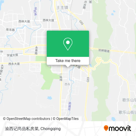 渝西记尚品私房菜 map