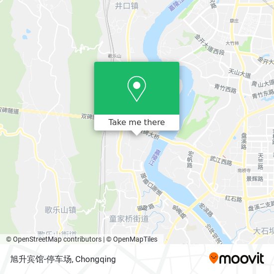 旭升宾馆-停车场 map