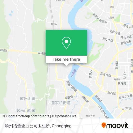 渝州冶金企业公司卫生所 map