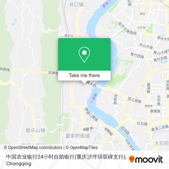 中国农业银行24小时自助银行(重庆沙坪坝双碑支行) map