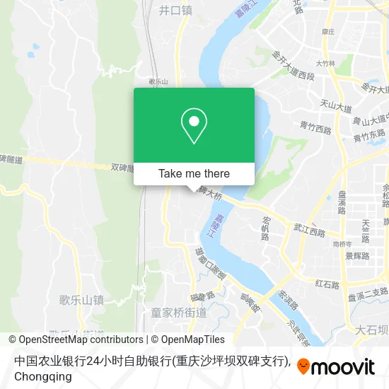 中国农业银行24小时自助银行(重庆沙坪坝双碑支行) map