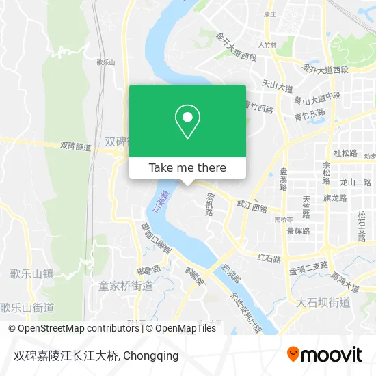 双碑嘉陵江长江大桥 map
