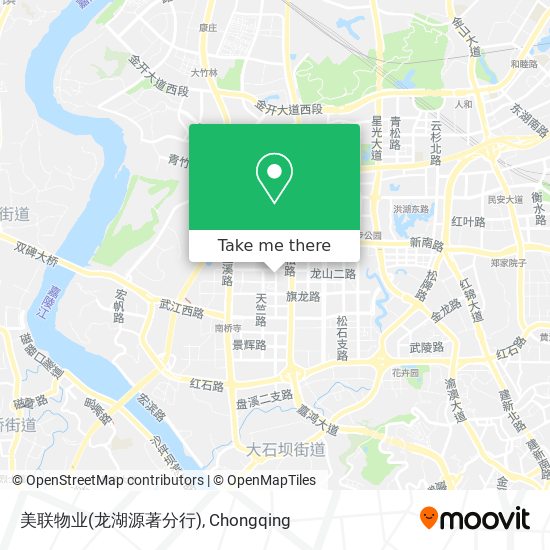 美联物业(龙湖源著分行) map