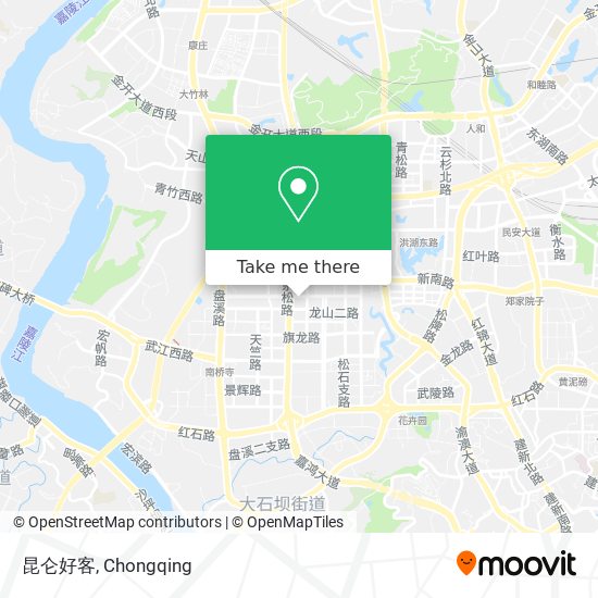 昆仑好客 map