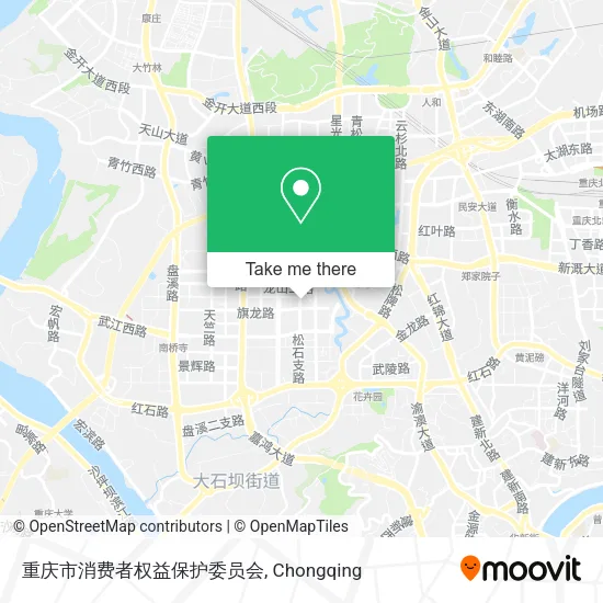 重庆市消费者权益保护委员会 map