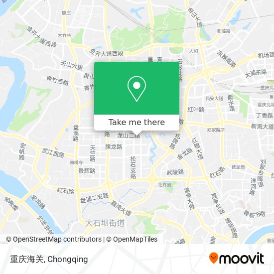 重庆海关 map