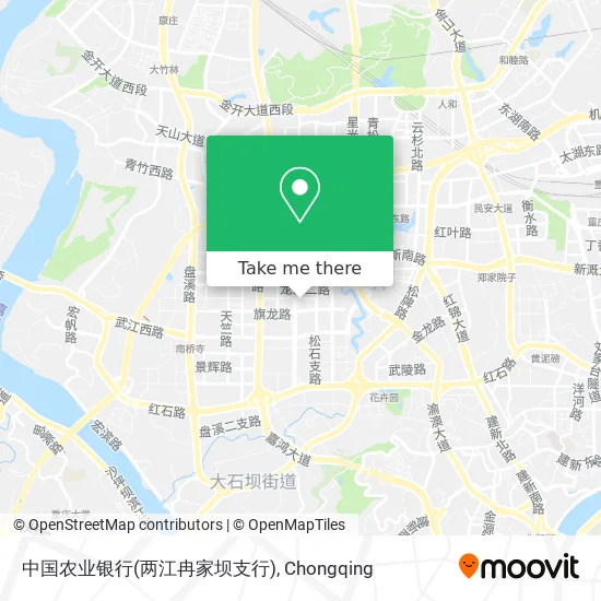 中国农业银行(两江冉家坝支行) map