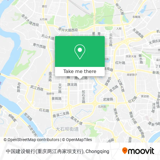 中国建设银行(重庆两江冉家坝支行) map