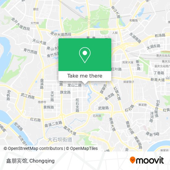 鑫朋宾馆 map