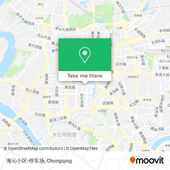海沁小区-停车场 map