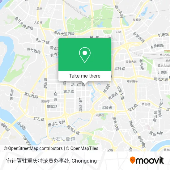 审计署驻重庆特派员办事处 map