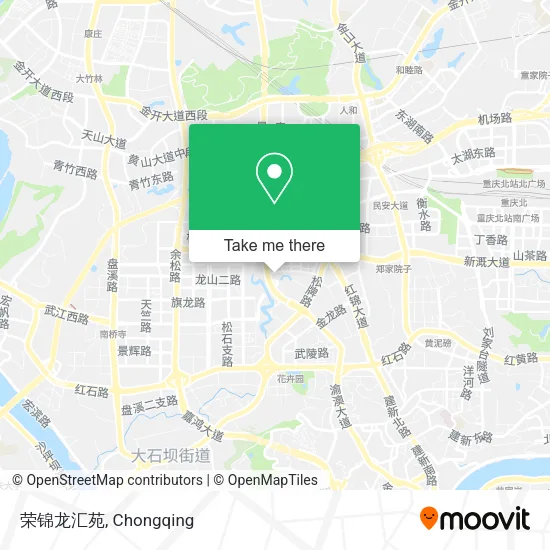 荣锦龙汇苑 map