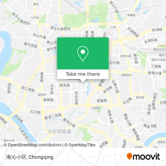 海沁小区 map