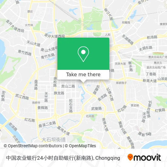 中国农业银行24小时自助银行(新南路) map