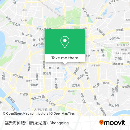 福聚海鲜肥牛府(龙湖店) map