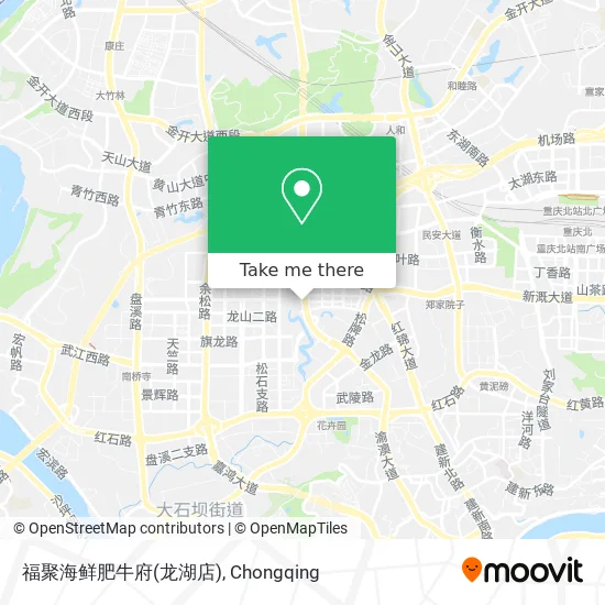 福聚海鲜肥牛府(龙湖店) map