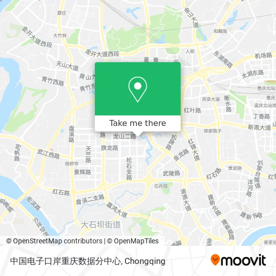 中国电子口岸重庆数据分中心 map