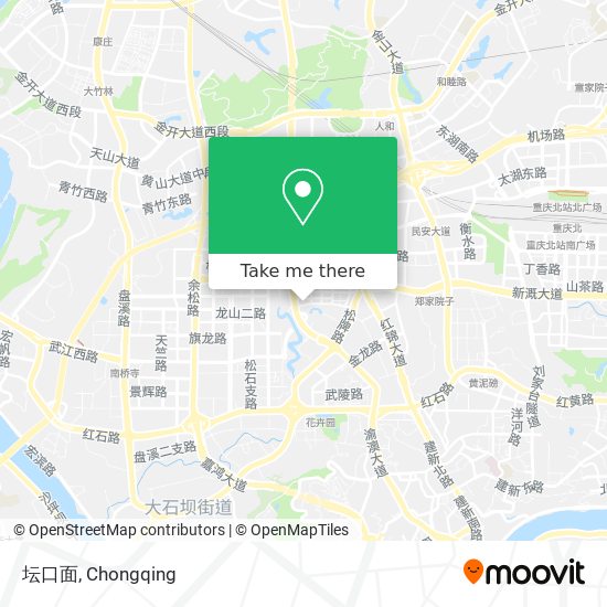 坛口面 map