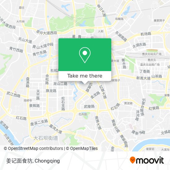 姜记面食坊 map
