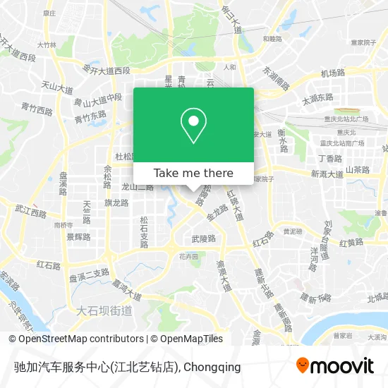 驰加汽车服务中心(江北艺钻店) map
