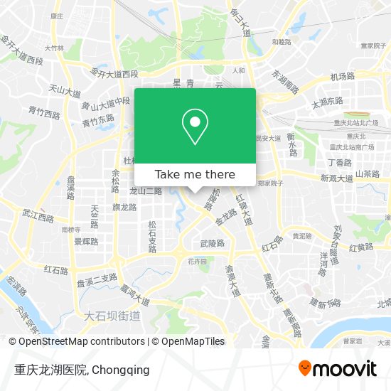 重庆龙湖医院 map