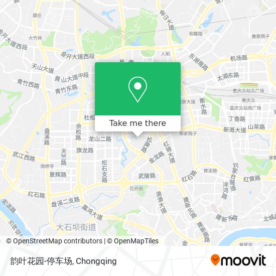 韵叶花园-停车场 map