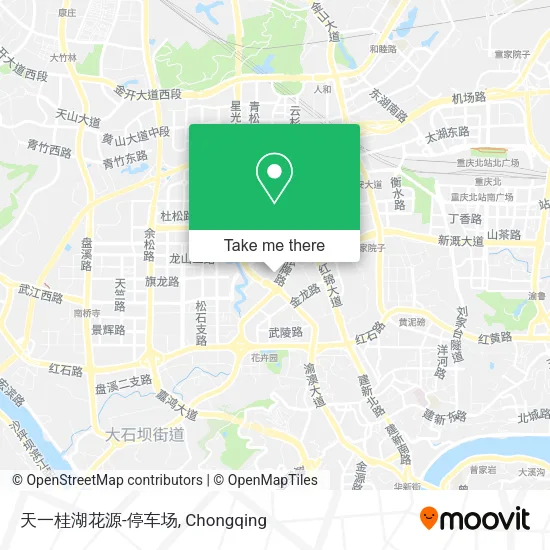 天一桂湖花源-停车场 map