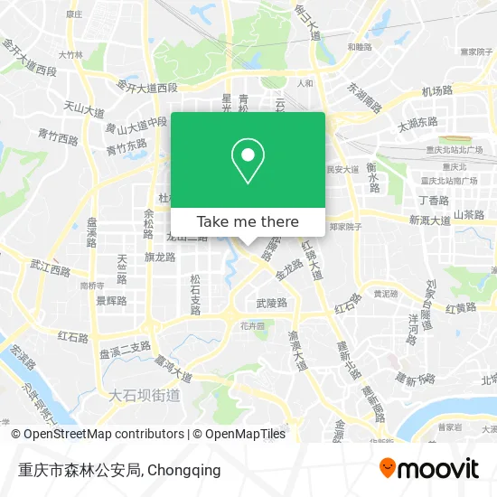 重庆市森林公安局 map