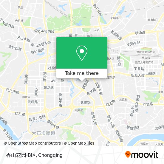香山花园-B区 map