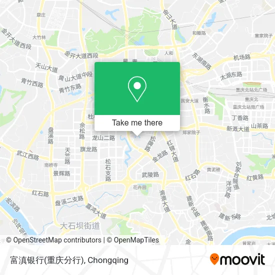 富滇银行(重庆分行) map