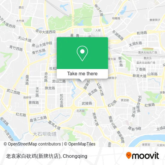 老袁家白砍鸡(新牌坊店) map