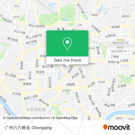 广州六六裤业 map