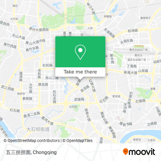 五三担担面 map