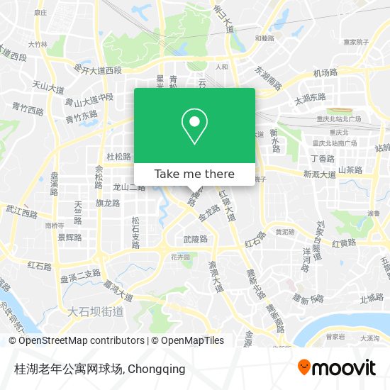 桂湖老年公寓网球场 map