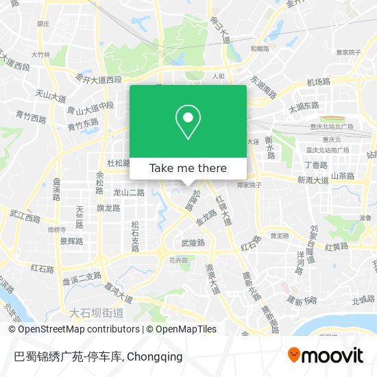 巴蜀锦绣广苑-停车库 map