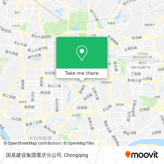国基建设集团重庆分公司 map