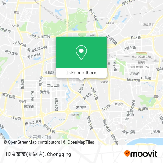 印度菜菜(龙湖店) map