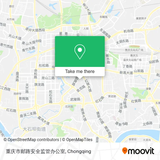 重庆市邮路安全监管办公室 map