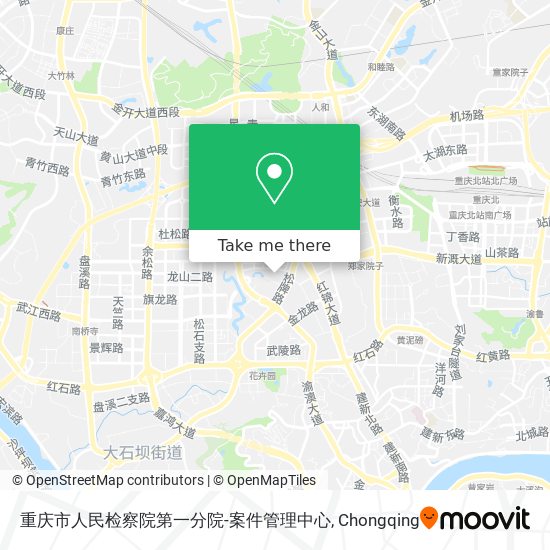 重庆市人民检察院第一分院-案件管理中心 map