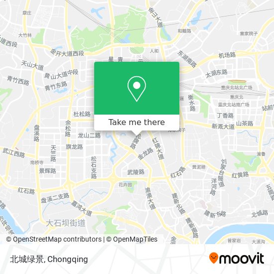 北城绿景 map