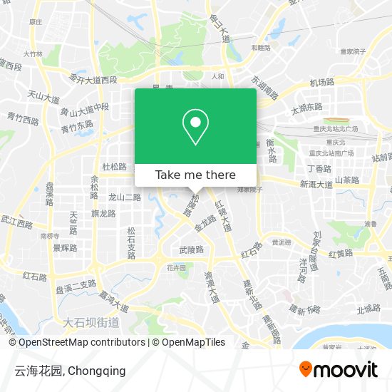 云海花园 map