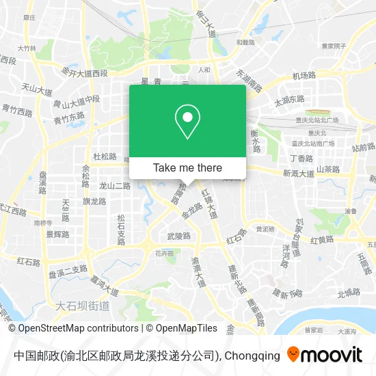 中国邮政(渝北区邮政局龙溪投递分公司) map