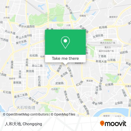人和天地 map