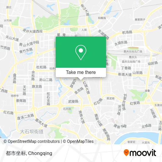都市坐标 map